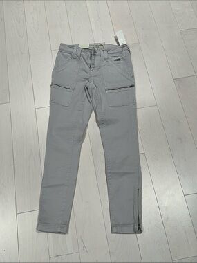 NWT Joie Park Skinny twill pants -  Light Gray - size 25